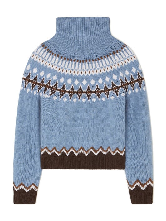 Alanui Sweet Winter Turtleneck Celestial-Multicolor LWHF001E25KNI001 Alanui Sweet Winter Turtleneck Celestial-Multicolor LWHF001E25KNI001