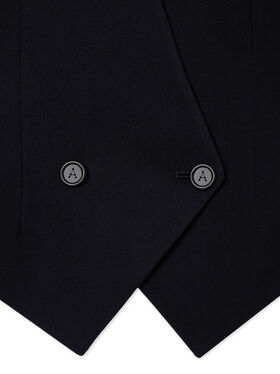 Alanui Giorgio Armani for Alanui Waistcoat Blue Navy