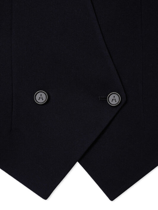 Alanui Giorgio Armani for Alanui Waistcoat Blue Navy