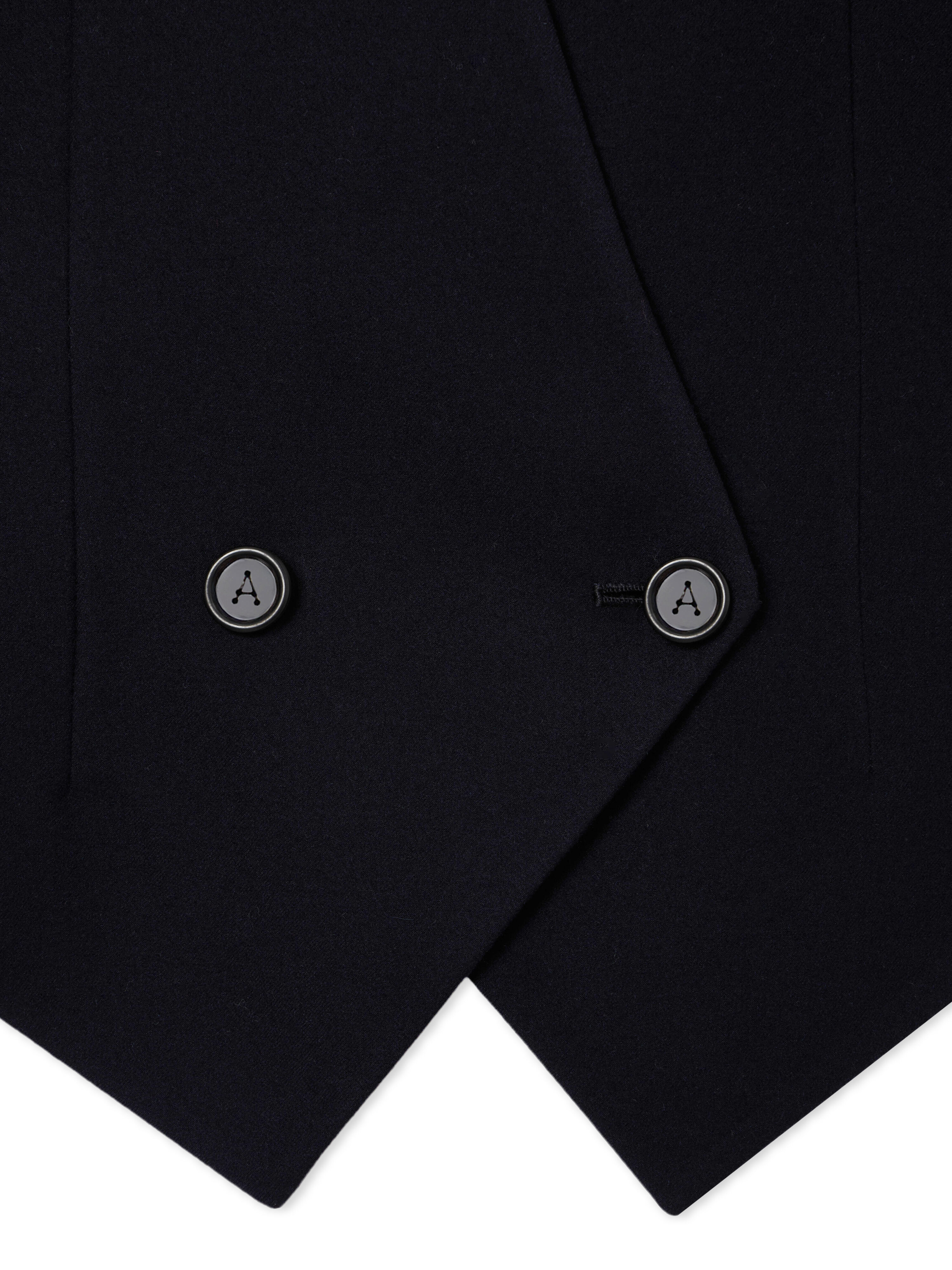 Alanui Giorgio Armani for Alanui Waistcoat Blue Navy