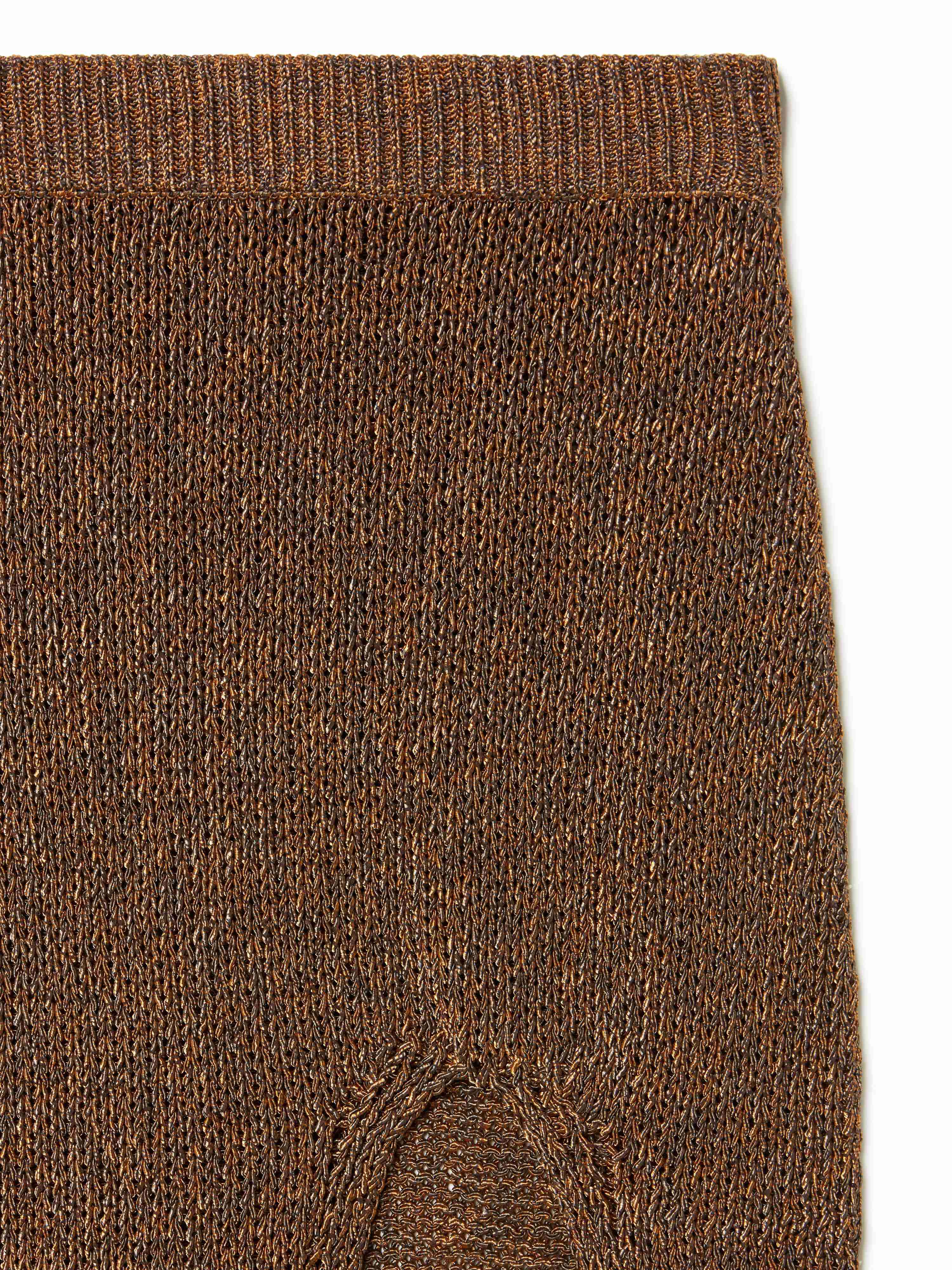 Alanui Shady Beach Skirt Pecan LWHL02CR25KNI001