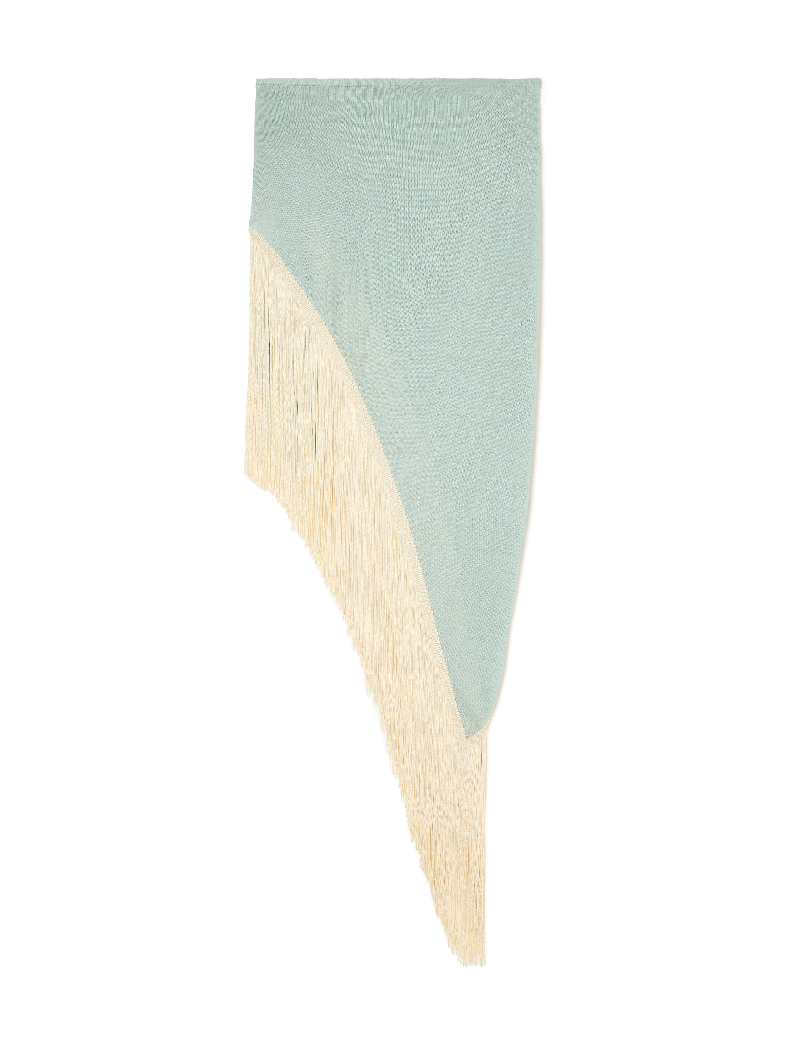 Alanui Mermaid Inside Pareo Skirt Acquamarine LWHL033R26KNI001 Alanui Mermaid Inside Pareo Skirt Acquamarine LWHL033R26KNI001