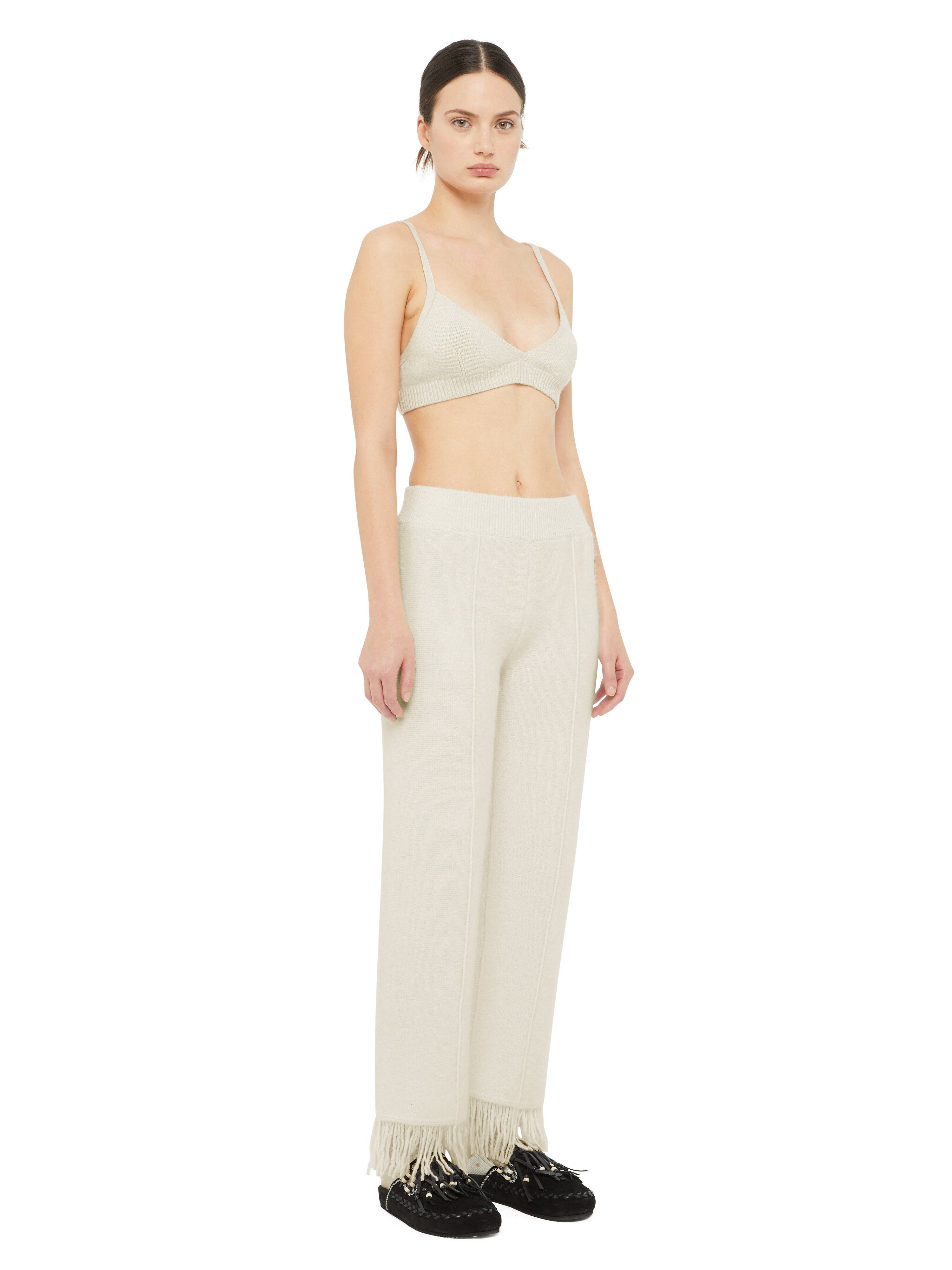 Alanui Alanui Finest Pants White LWHG001E24KNI002