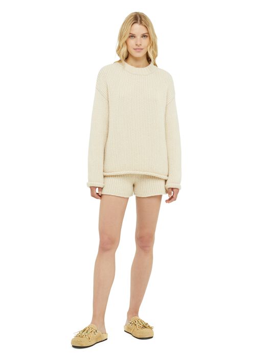 Alanui Alanui Finest Sweater Canvas LWHE067R24KNI002