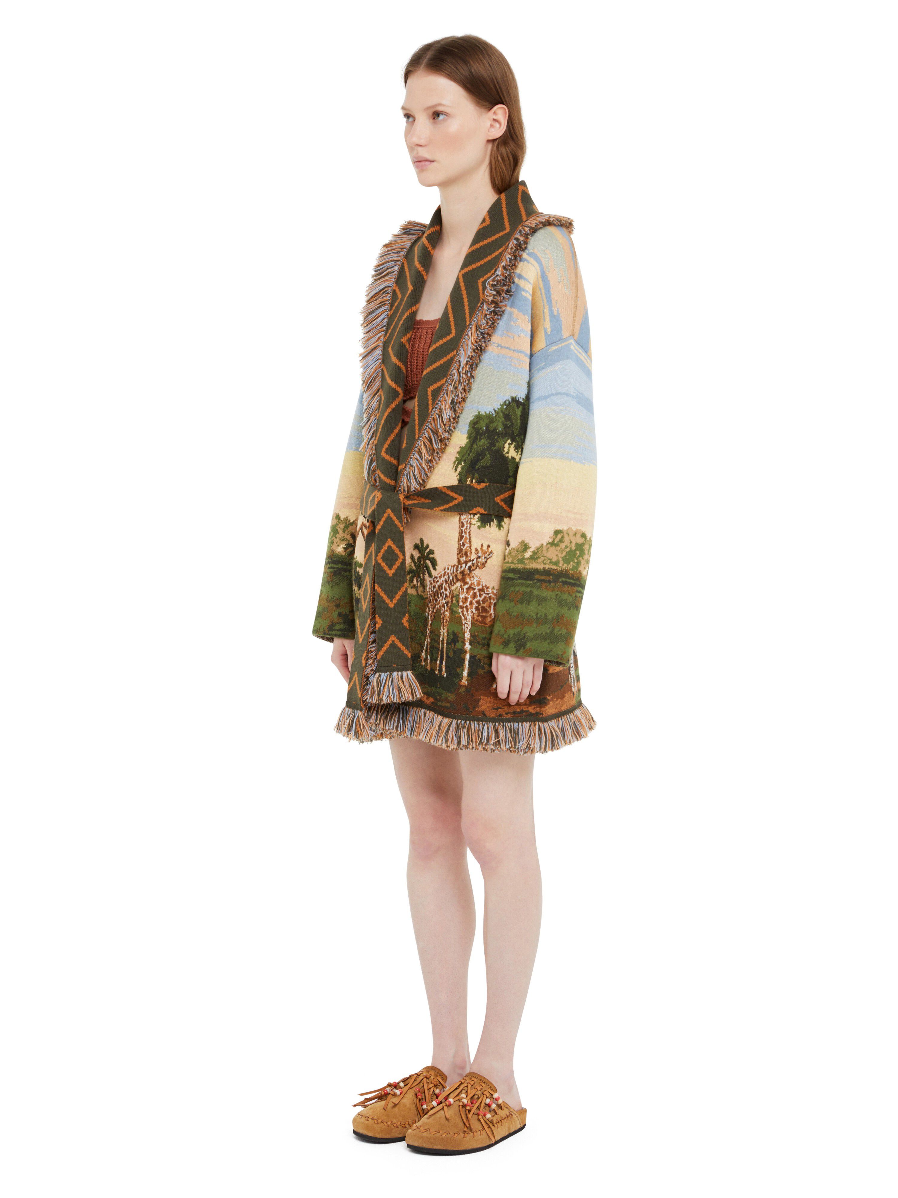 Alanui Savannah Sunrise Cardigan Multicolor LWHB064R25KNI00C