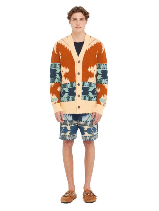 Alanui Golden Dusk Cardigan Sunrise-Sunlight LMHB035R26KNI001