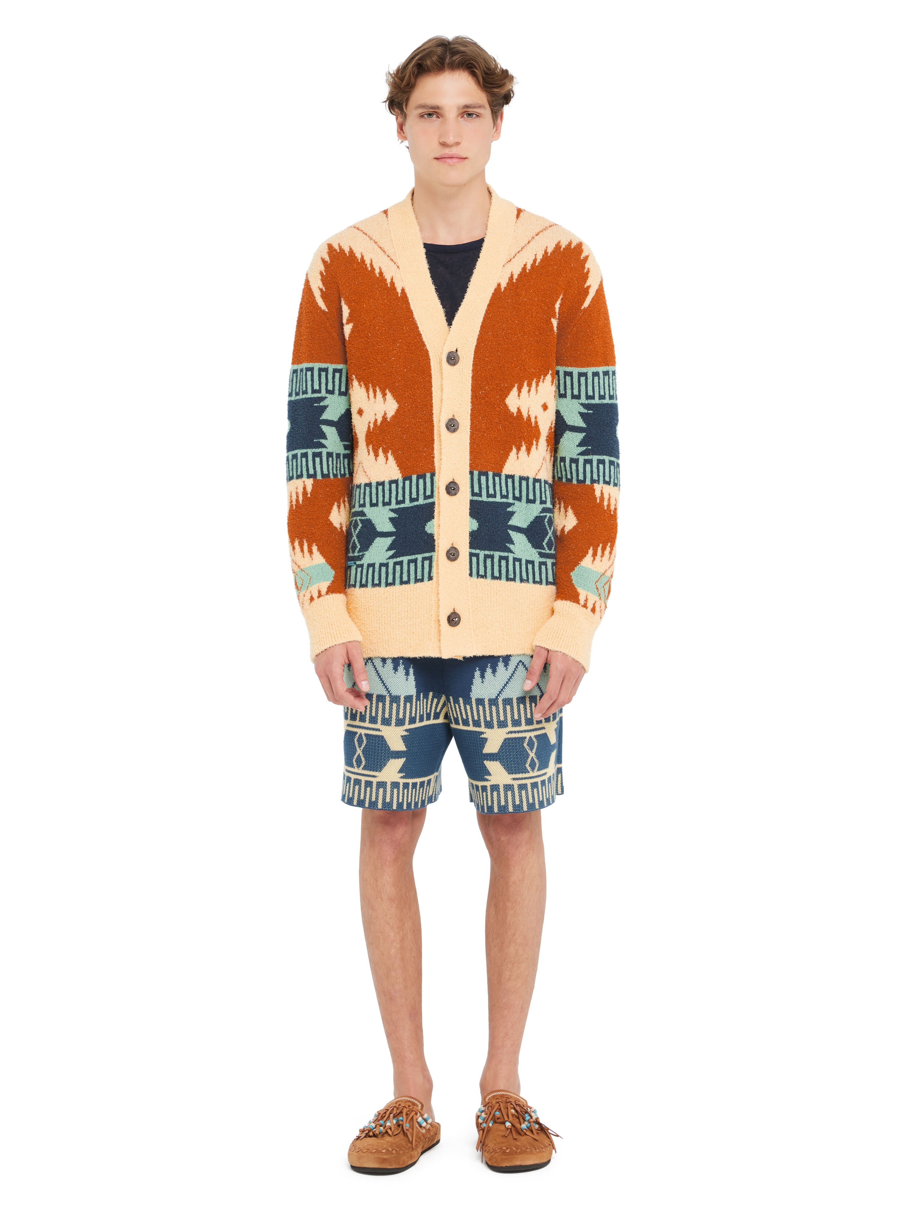 Alanui Golden Dusk Cardigan Sunrise-Sunlight LMHB035R26KNI001