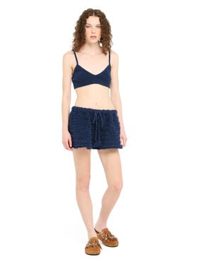 Alanui The Breath Of The Lagoon Skirt Deep Blue