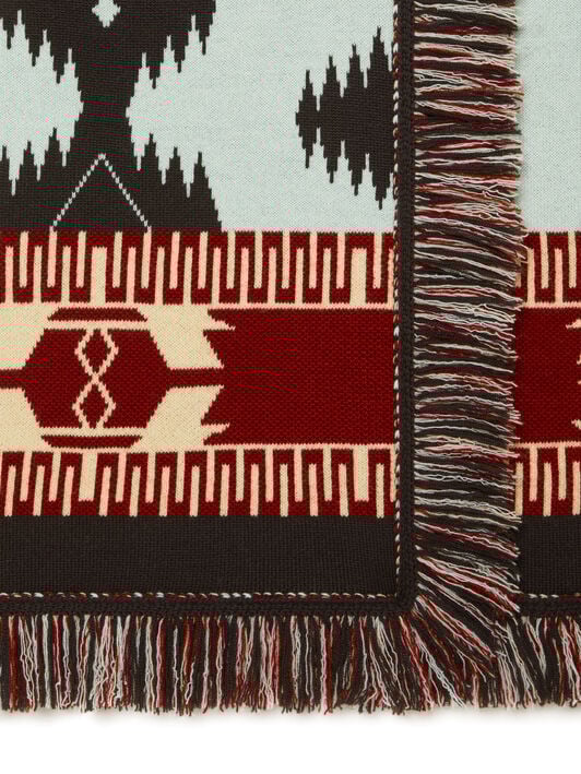 Alanui Icon Jacquard Coat Wave-Sandal Wood LWHQ003R26KNI001