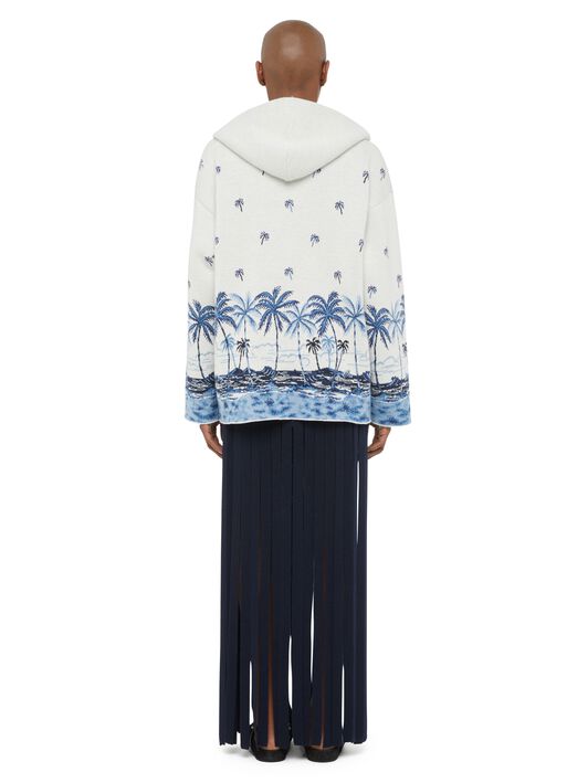 Alanui The Tale Of A Hawaiian Hoodie White-Multicolor LWHU004E24KNI001