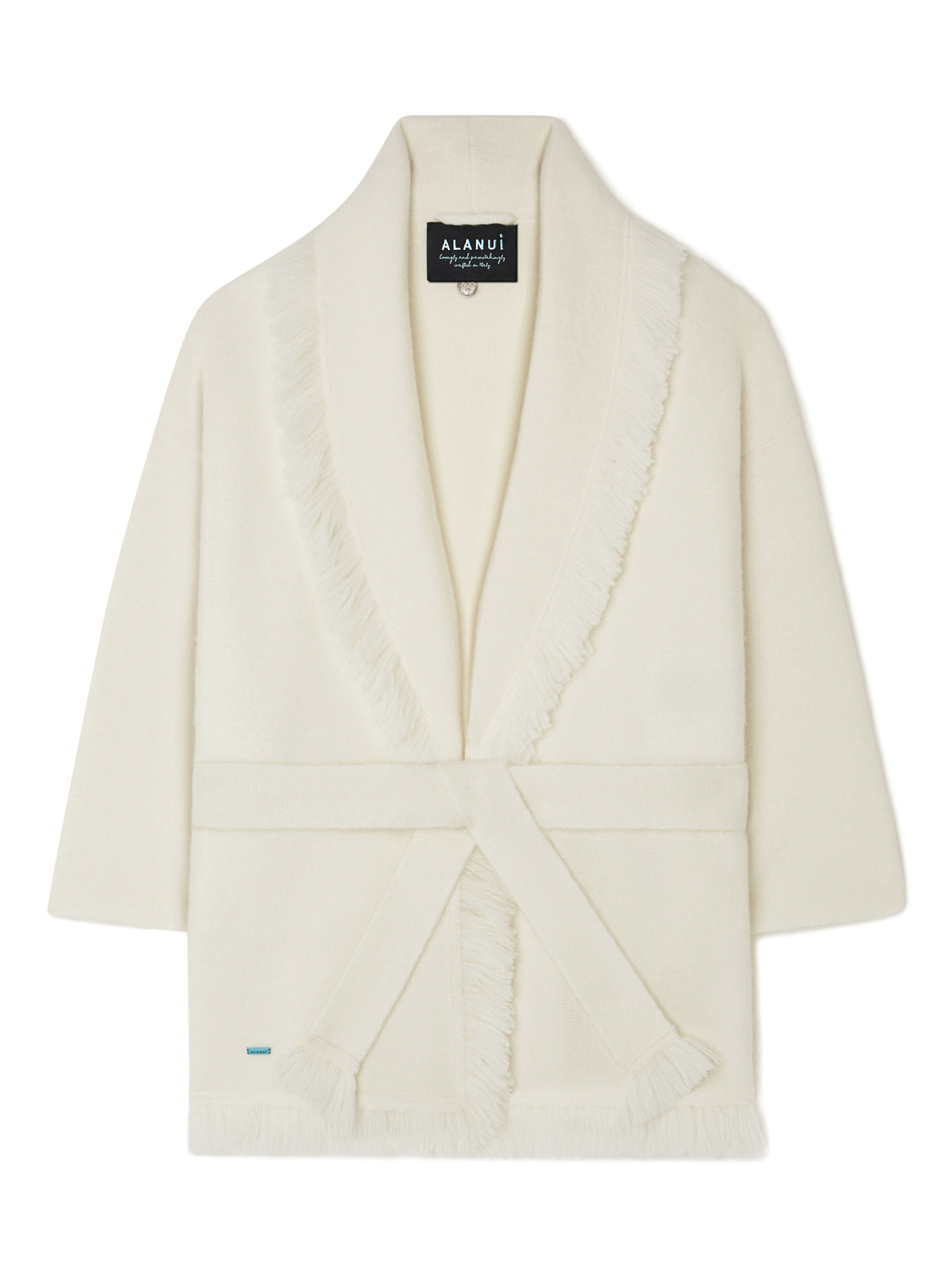 Alanui Alanui Finest Cardigan White LWHB064E25KNI00E