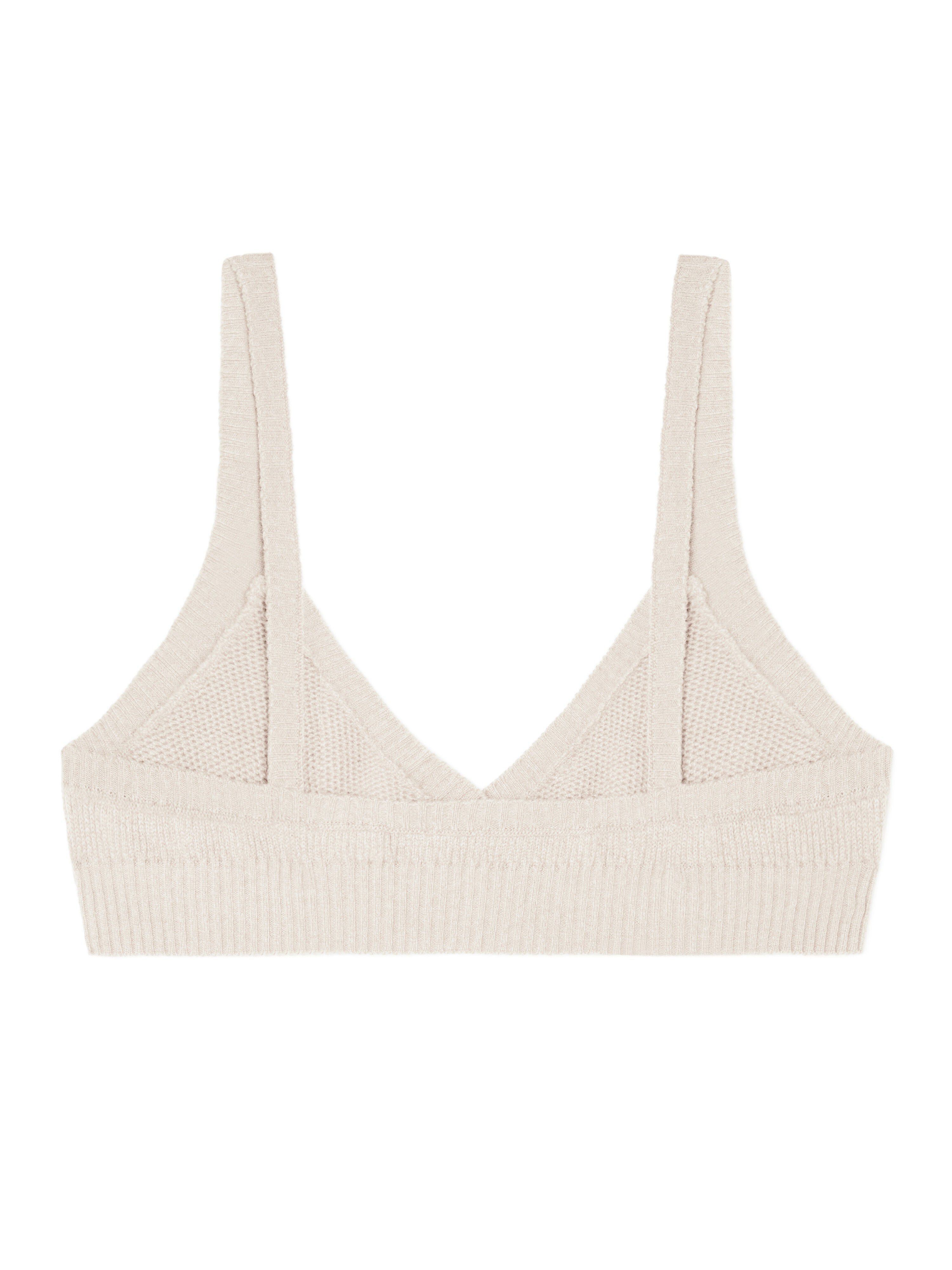 Alanui Cashmere Bralette White LWHR005E24KNI001