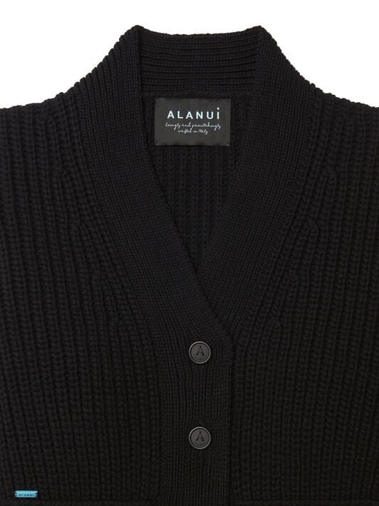 Alanui Alanui Finest Cardicrop Black LWHB055R26KNI001