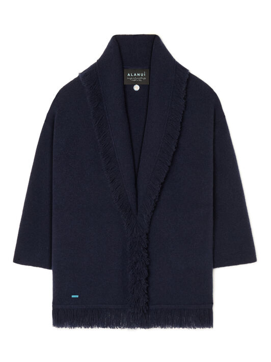 Alanui Alanui Finest Cardigan Midnight Blue LWHB064E25KNI00E
