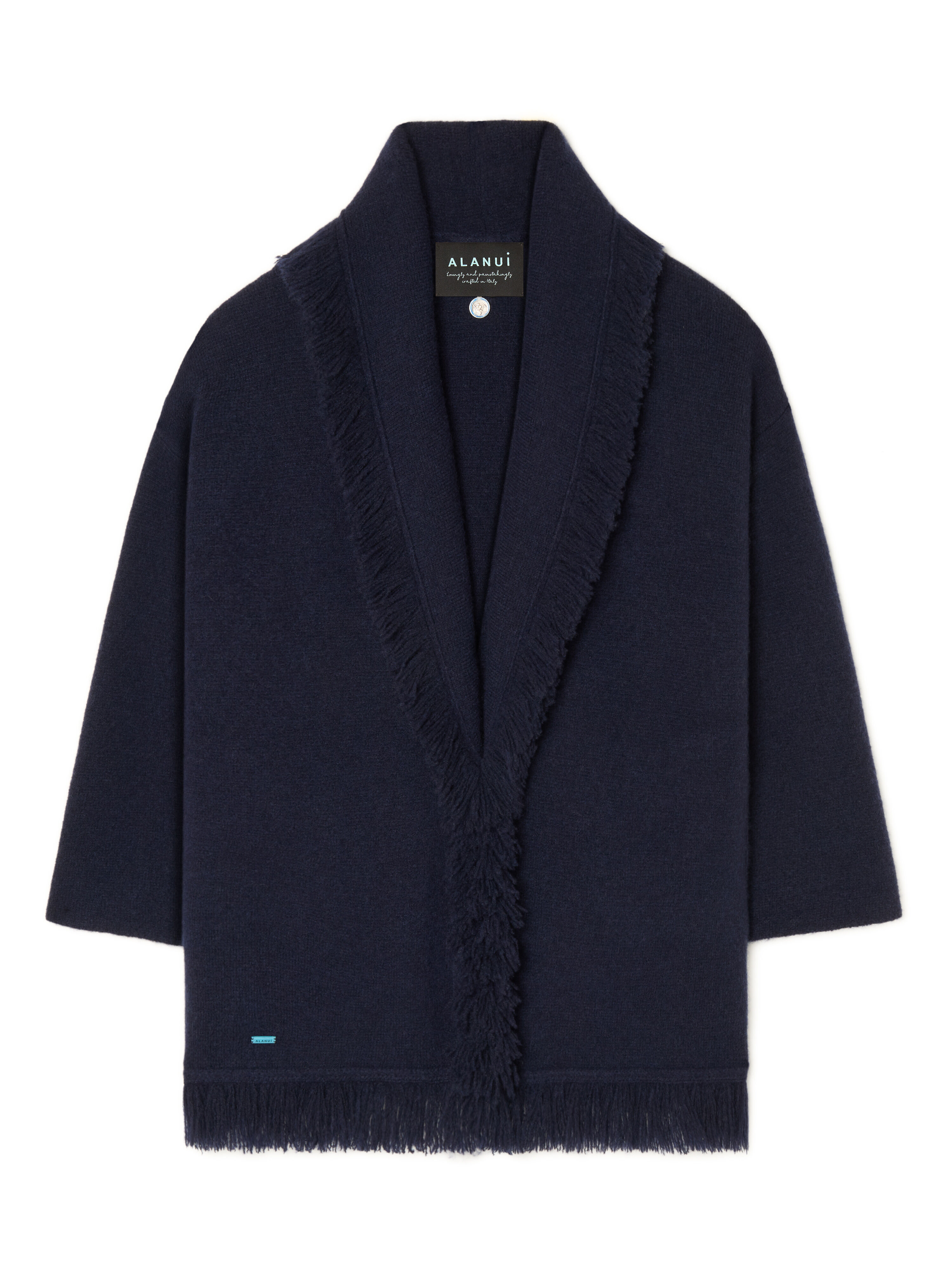 Alanui Alanui Finest Cardigan Midnight Blue LWHB064E25KNI00E