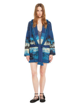 Alanui Lost In The Blue Cardigan Deep Blue-Multicolor