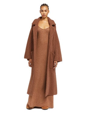 Alanui Alanui Finest Coat Luli Brown LWHQ013E25KNI001