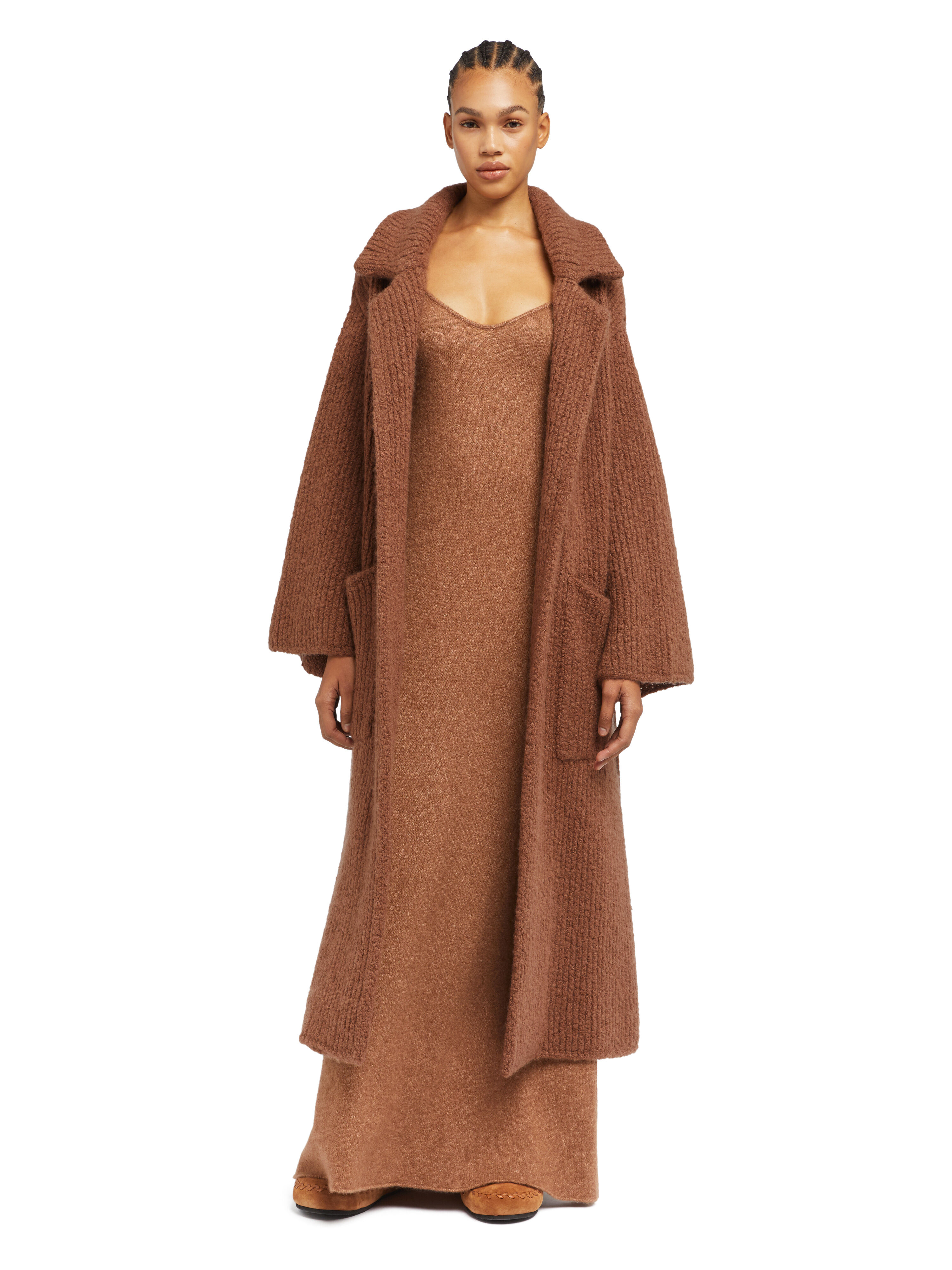 Alanui Alanui Finest Coat Luli Brown LWHQ013E25KNI001