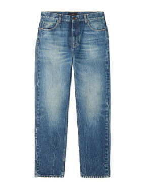 Alanui Pacific Roads Denim Pants Medium Wash Denim LMYA013E25DEN003