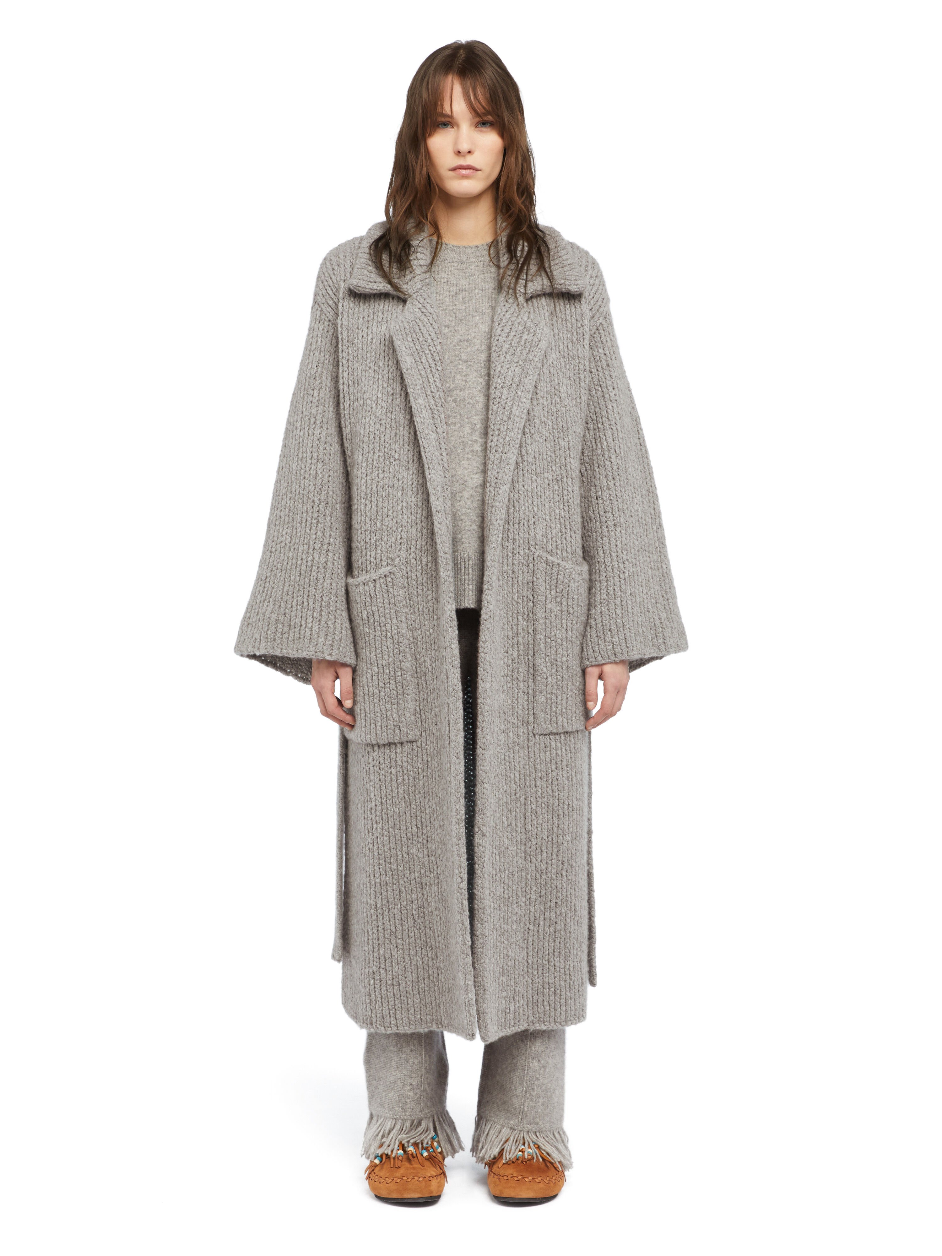 Alanui Alanui Finest Coat Coco Grey LWHQ013E25KNI001