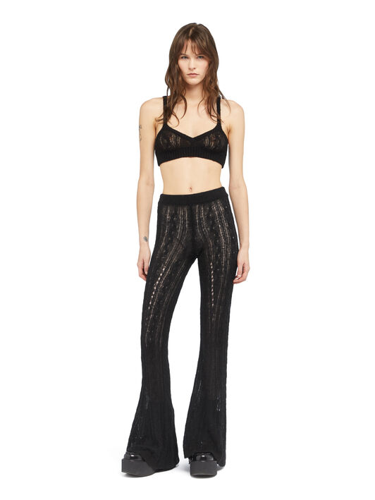 Alanui Desert Drift Pants Black LWHG017E25KNI001