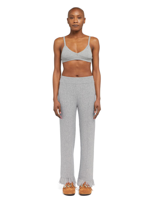 Alanui Alanui Finest Pants Coco Grey LWHG001E25KNI001