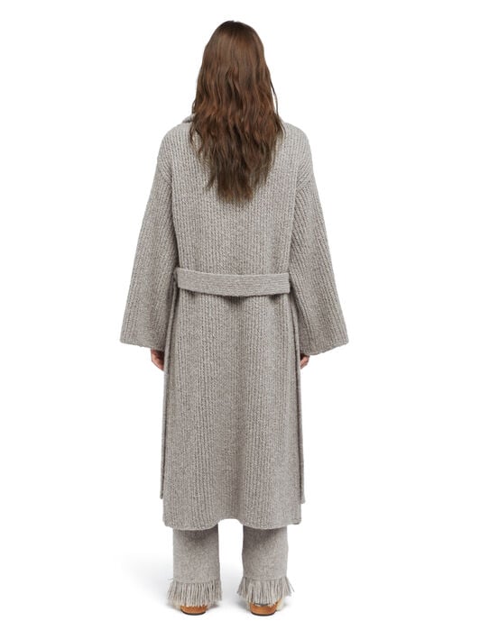 Alanui Alanui Finest Coat Coco Grey LWHQ013E25KNI001 Alanui Alanui Finest Coat Coco Grey LWHQ013E25KNI001