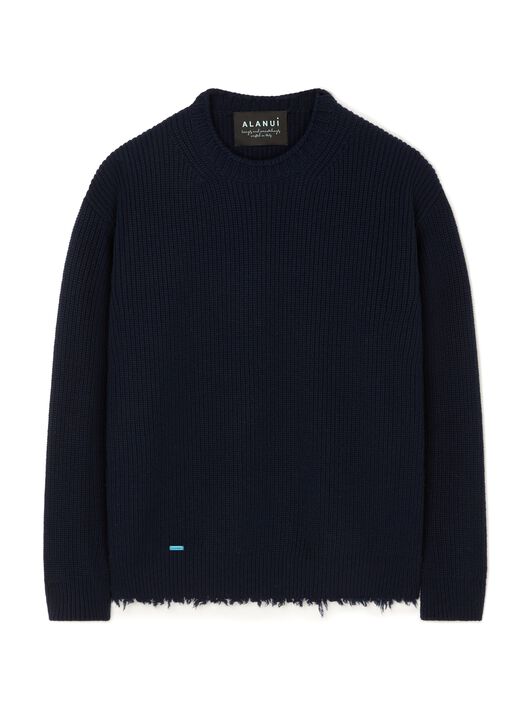 Alanui Alanui Finest Sweater Deep Blue LMHE033R25KNI002