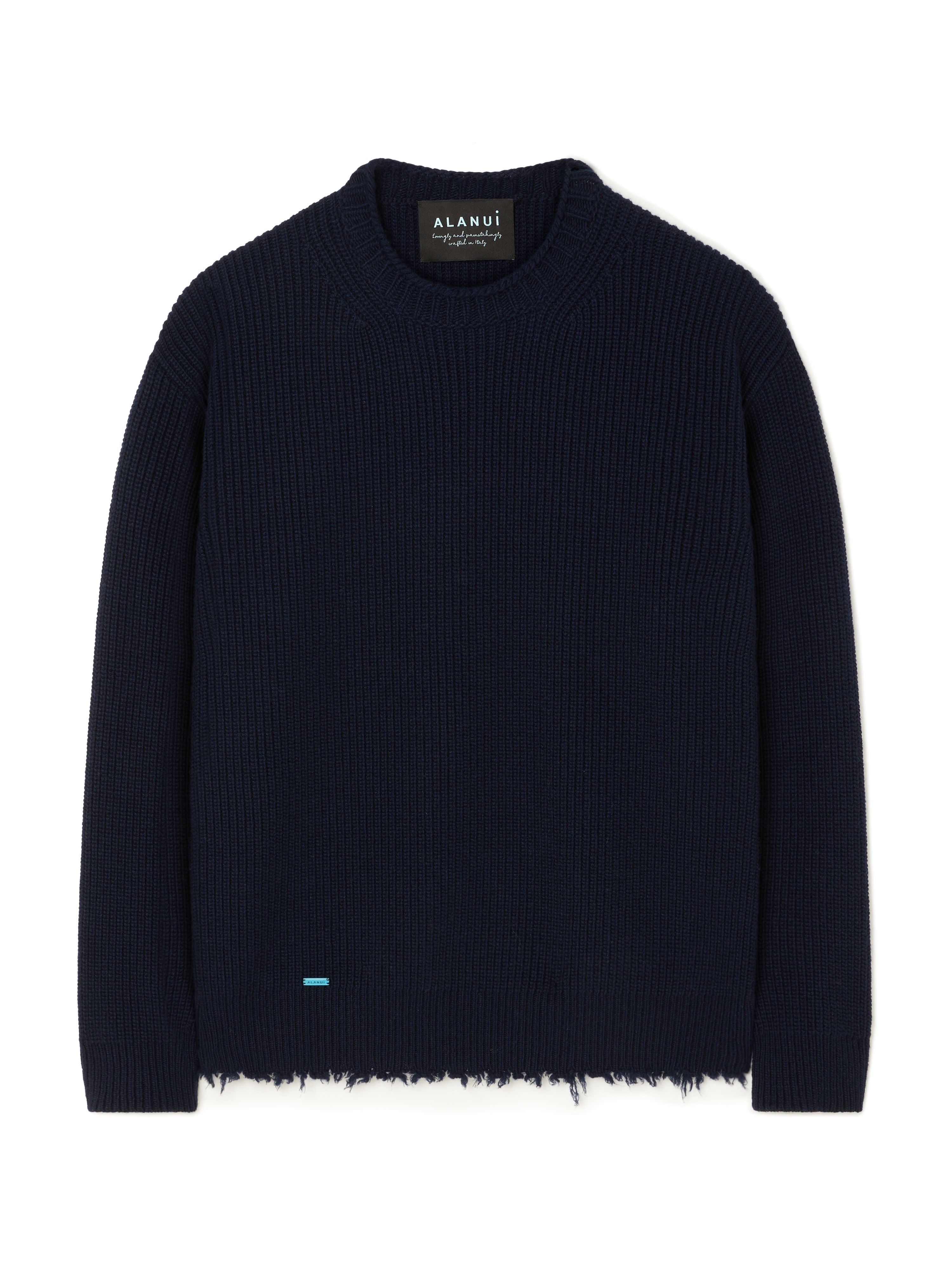 Alanui Alanui Finest Sweater Deep Blue LMHE033R25KNI002