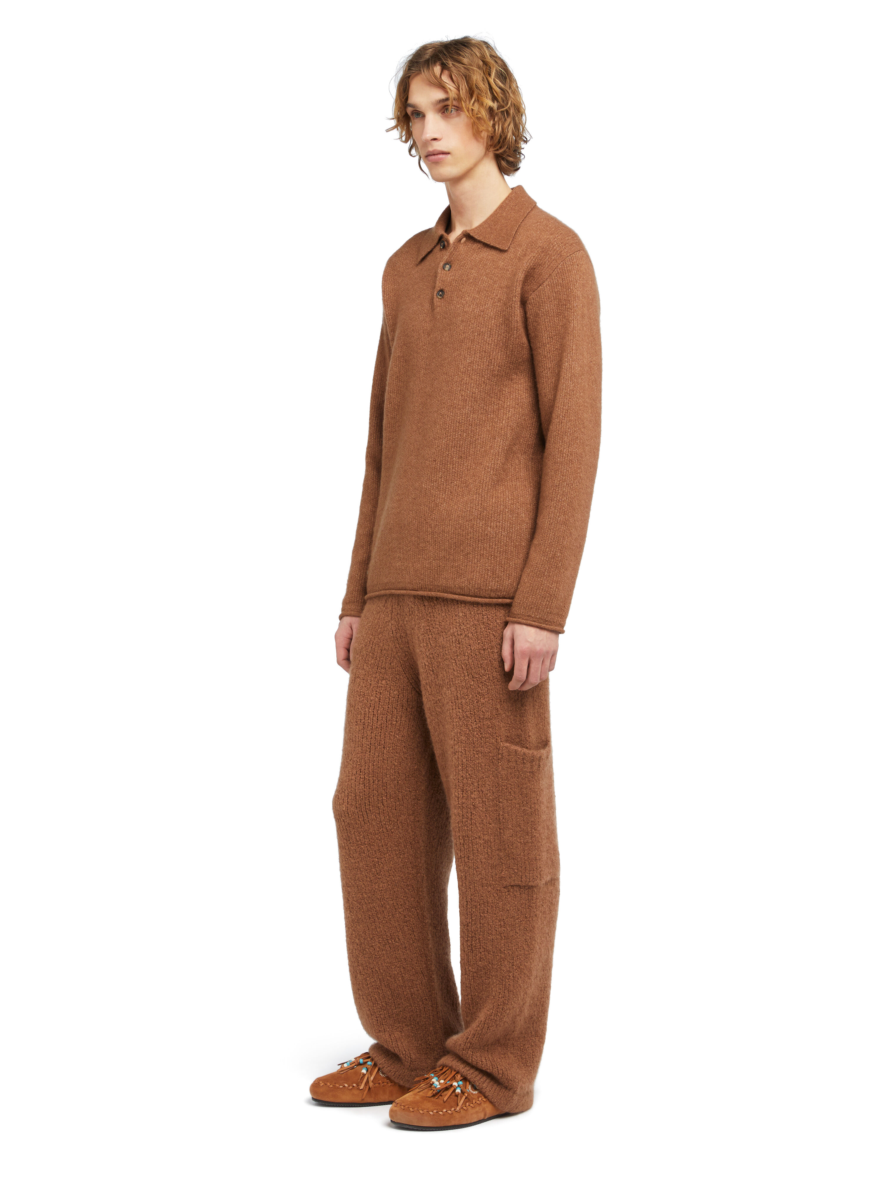 Alanui Alanui Finest Polo Luli Brown LMHV003E25KNI001