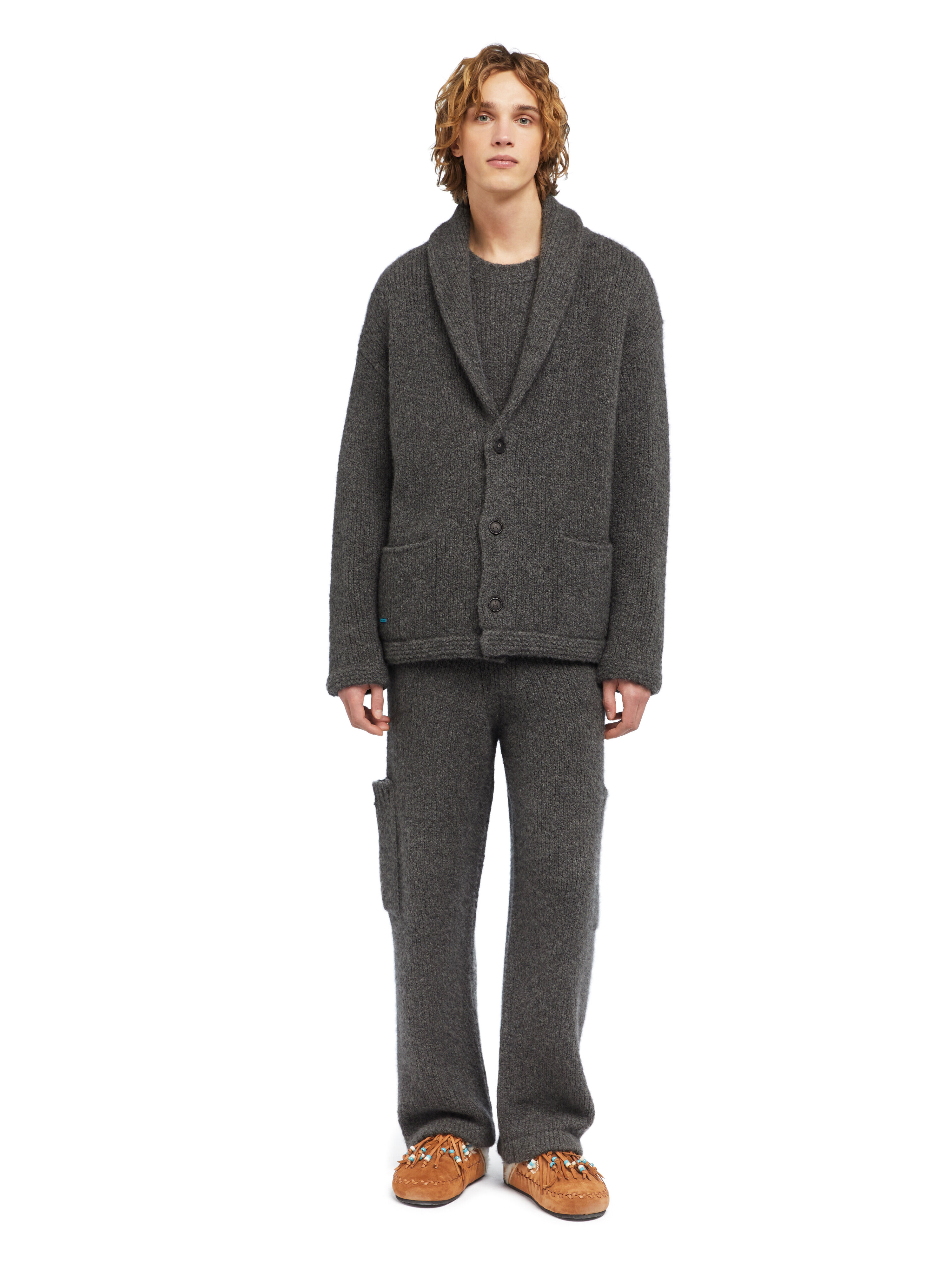 Alanui Alanui Finest Cardigan Thunderstorm LMHB037E25KNI001