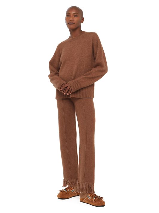 Alanui Alanui Finest Sweater Luli Brown LWHE067E24KNI001
