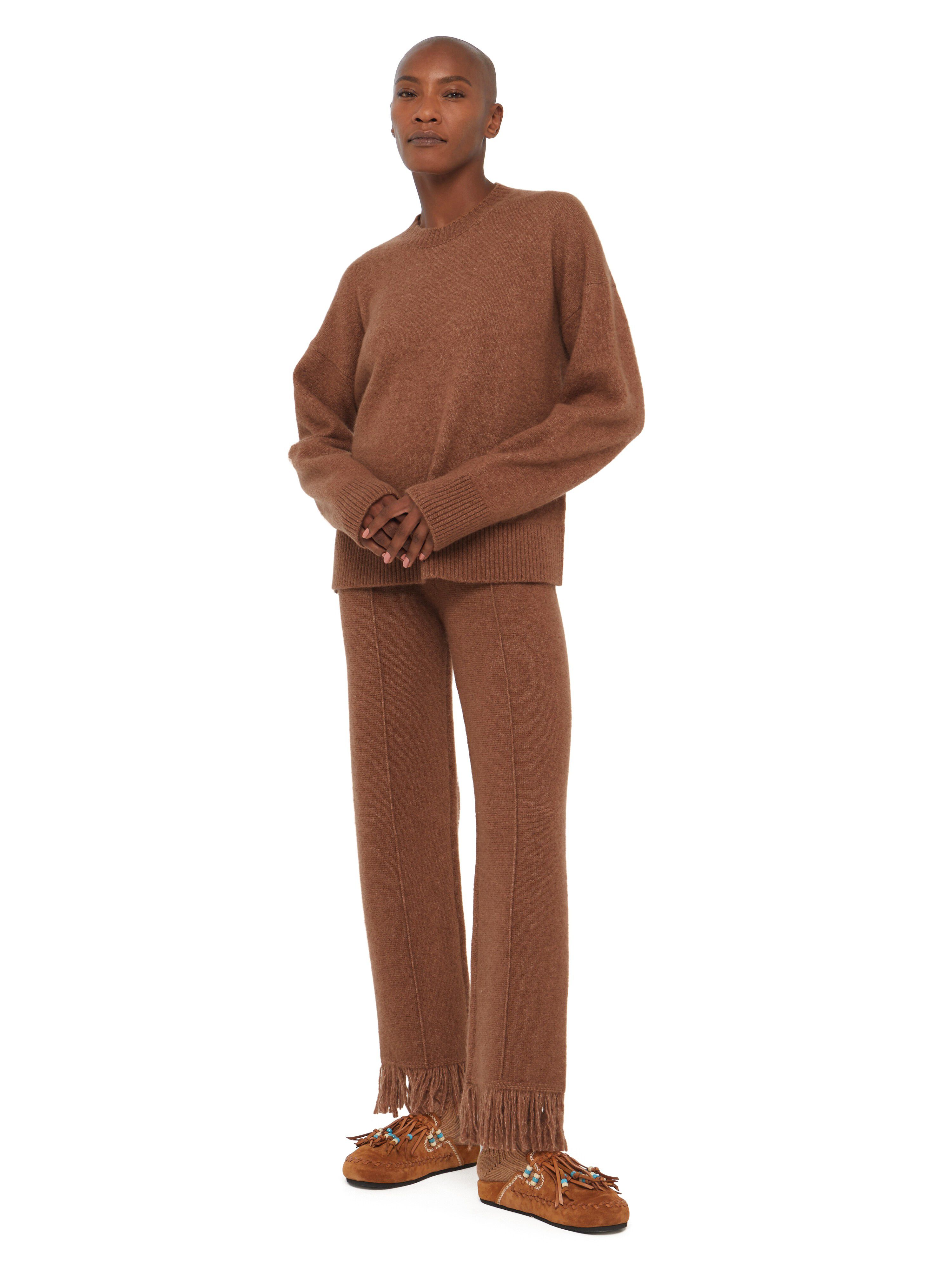 Alanui Alanui Finest Sweater Luli Brown LWHE067E24KNI001