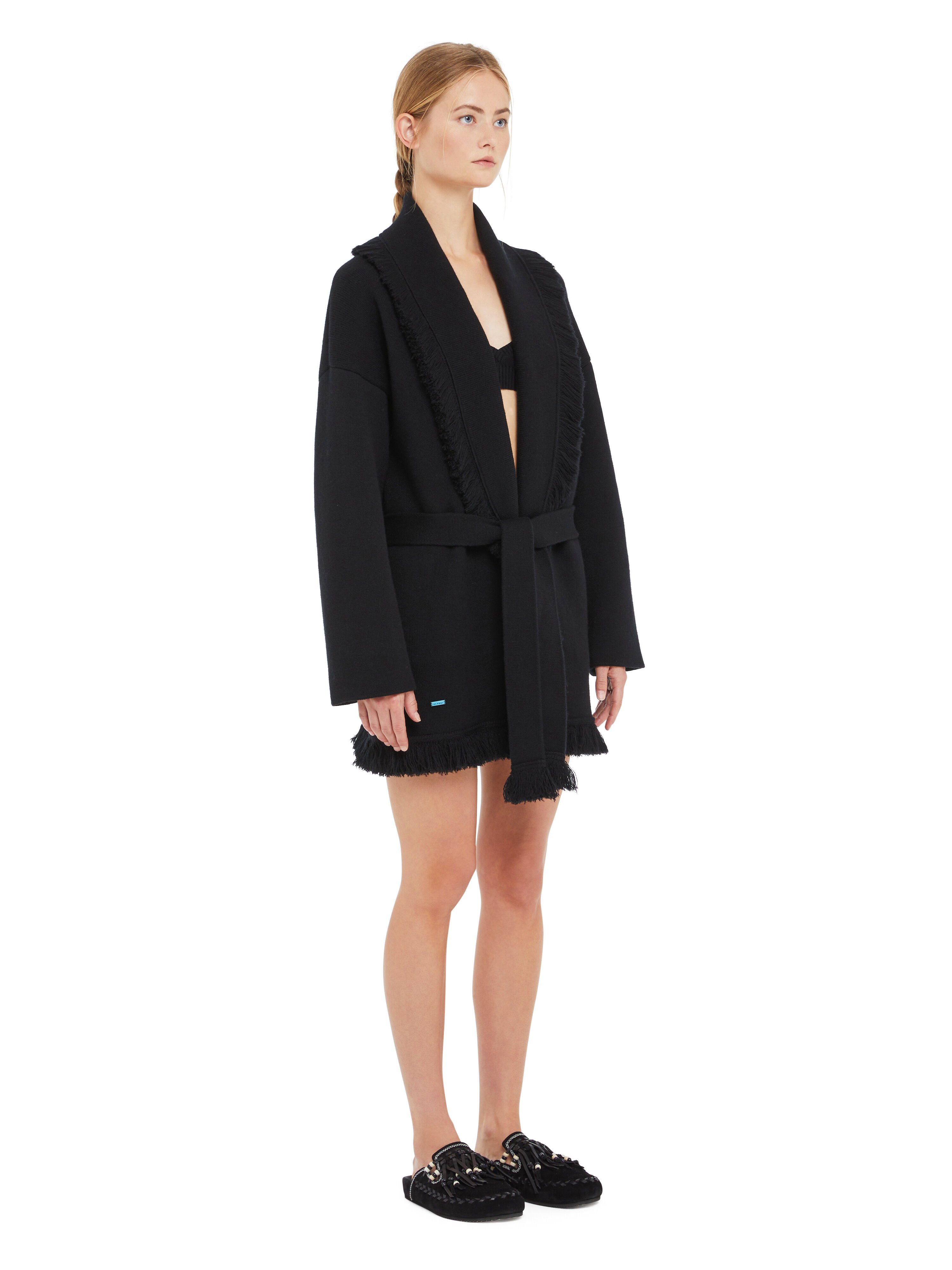 Alanui Alanui Finest Cardigan Black LWHB064R25KNI00A