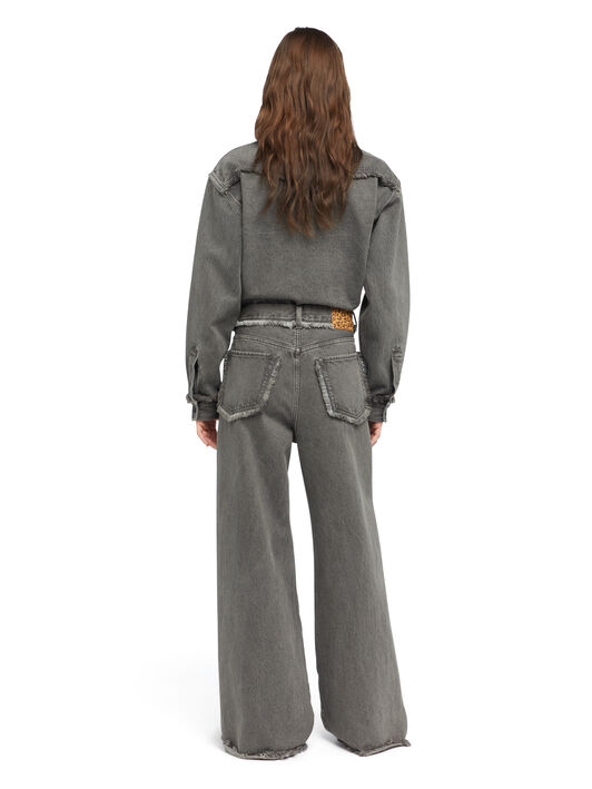 Alanui Free Horizons Relaxed Denim Pants Ardesia LWYA01AE25DEN001