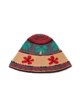 Alanui Hibiscus Bloom Hat Ardesia-Multicolor LWLA023E25KNI002