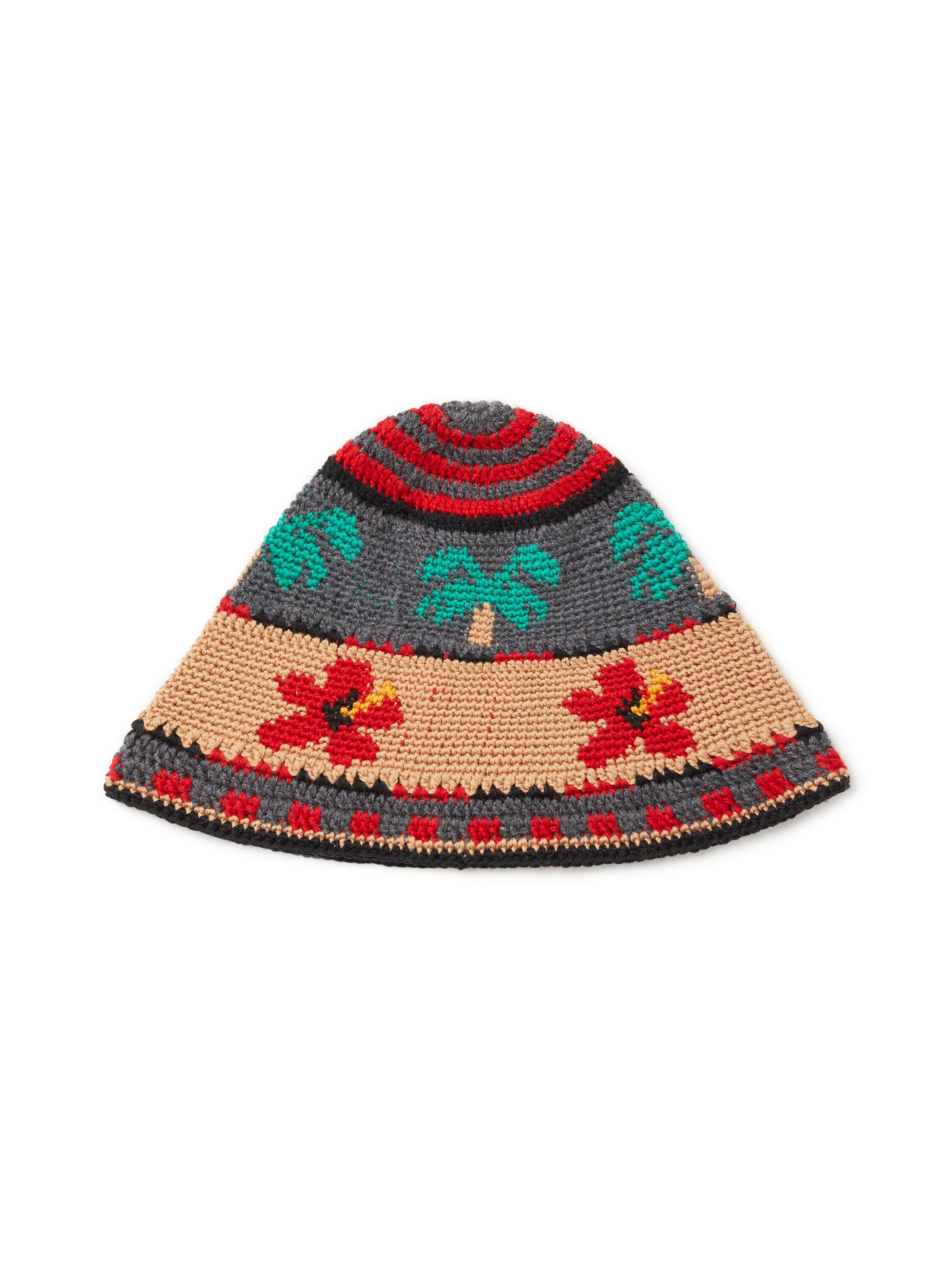 Alanui Hibiscus Bloom Hat Ardesia-Multicolor LWLA023E25KNI002
