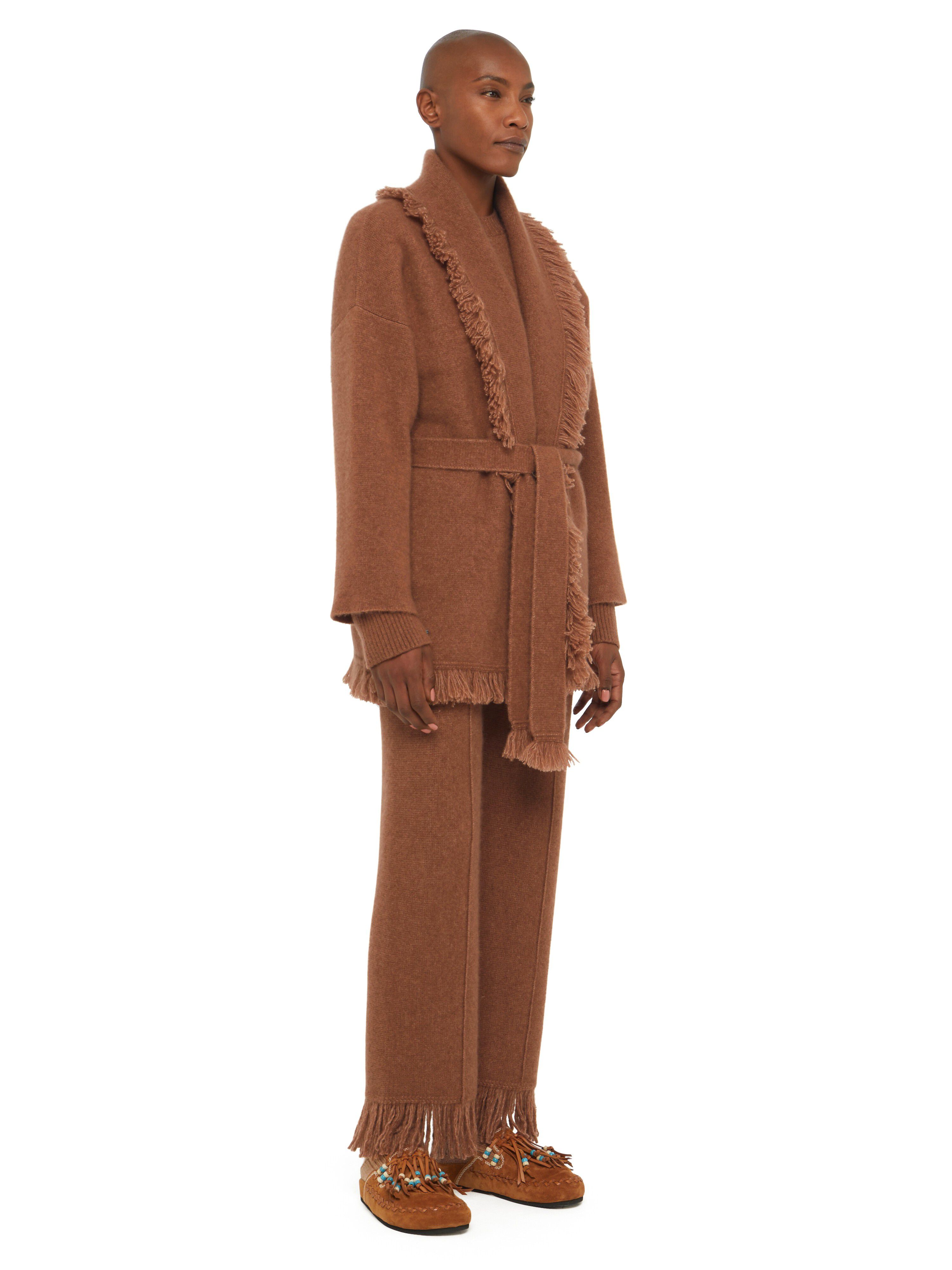 Alanui Alanui Finest Cardigan Luli Brown LWHB064E24KNI00G