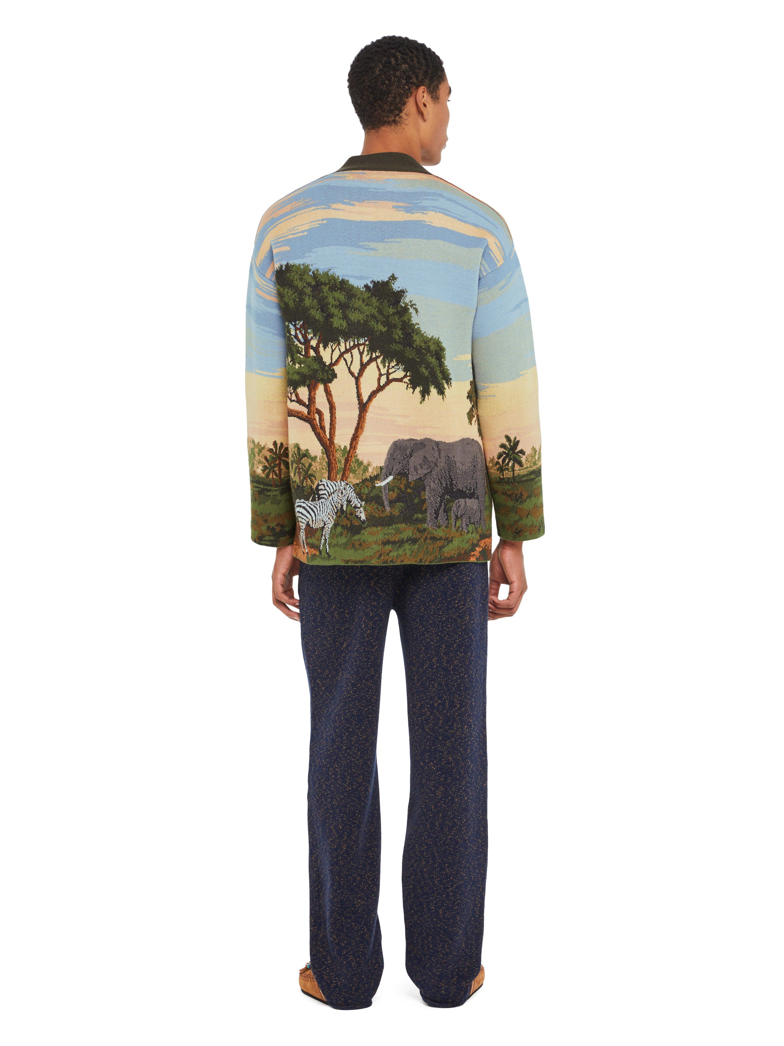 Alanui Savannah Sunrise Cardigan Multicolor LMHB027R25KNI003