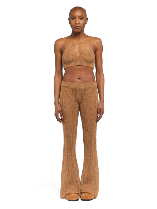 Alanui Desert Drift Pants Camel LWHG017E25KNI001