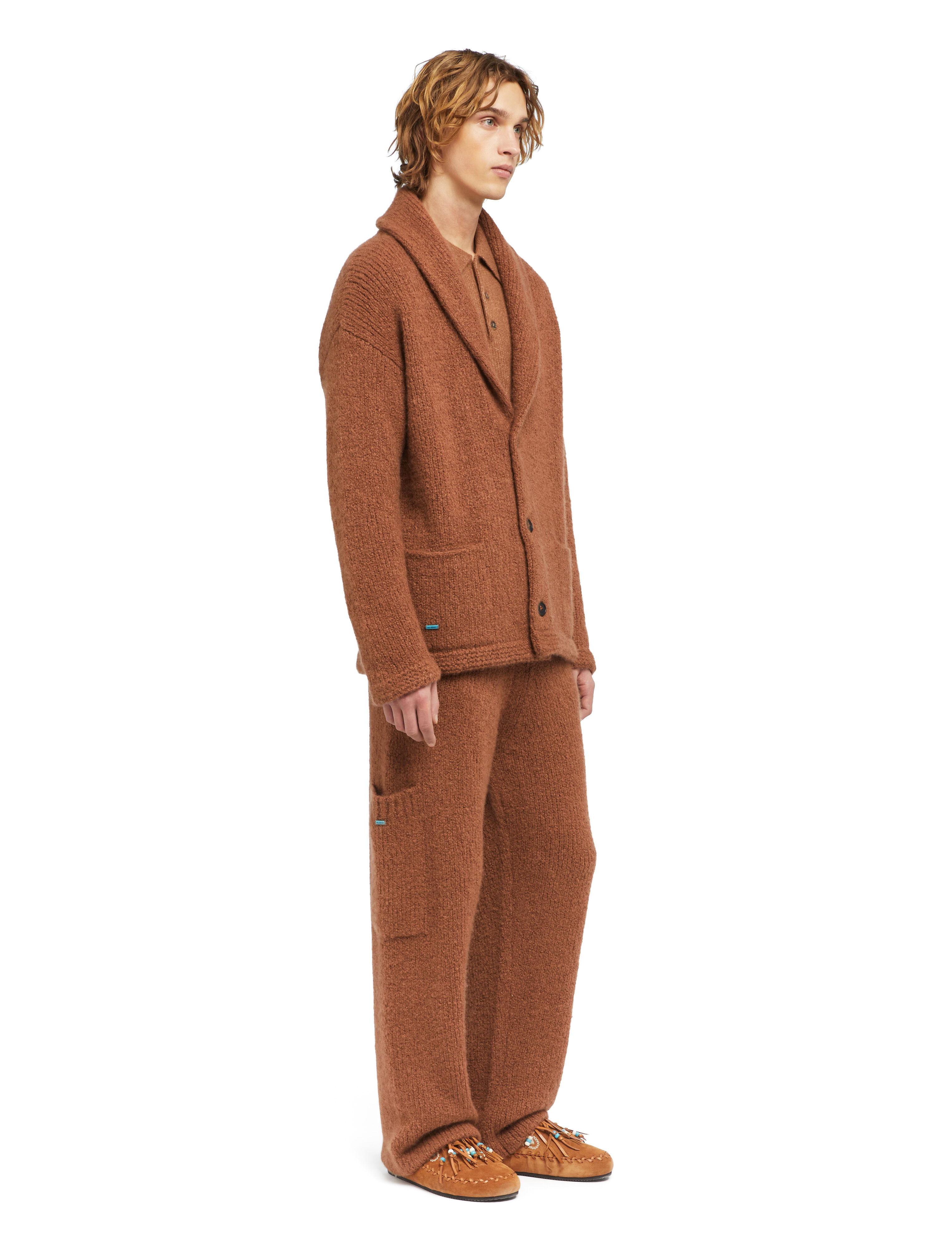 Alanui Alanui Finest Cardigan Luli Brown LMHB037E25KNI001