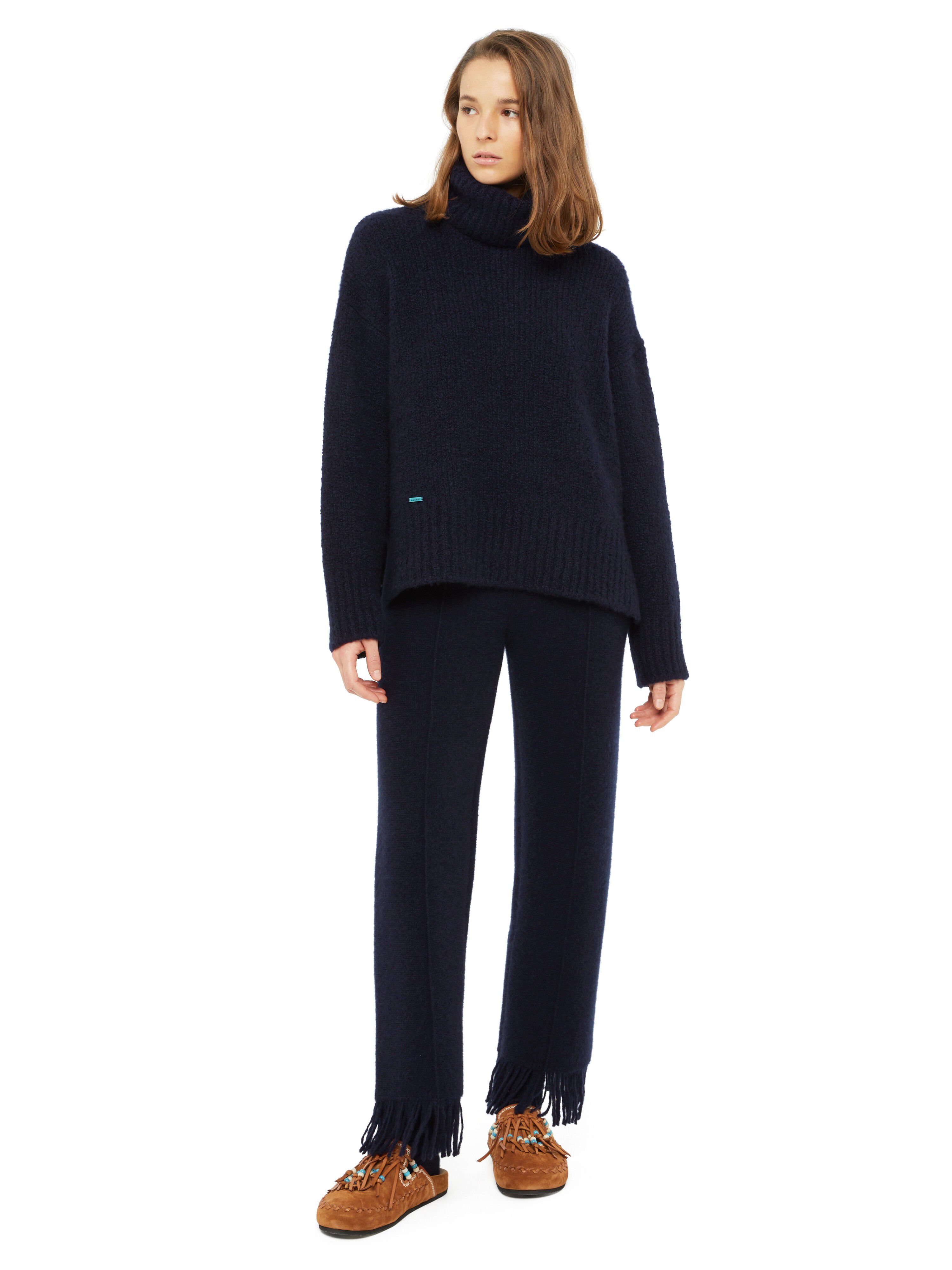 Alanui Alanui Finest Turtleneck Midnight Blue LWHF008E24KNI001