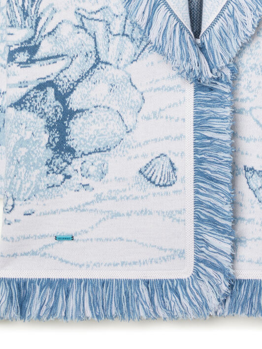 Alanui Deep In The Ocean Cardigan Chalk-Light Blue LWHB064R26KNI018