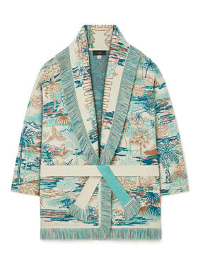 Alanui Lost In The Blue Cardigan Sea Shell-Multicolor