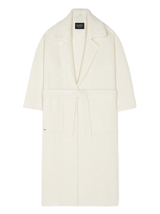 Alanui Alanui Finest Coat White LWHQ013E25KNI001