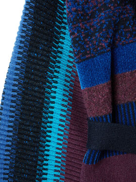 Alanui Giorgio Armani for Alanui Cardigan Blue-Purple