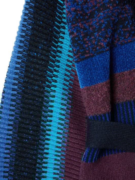 Alanui Giorgio Armani for Alanui Cardigan Blue-Purple Alanui Giorgio Armani for Alanui Cardigan Blue-Purple