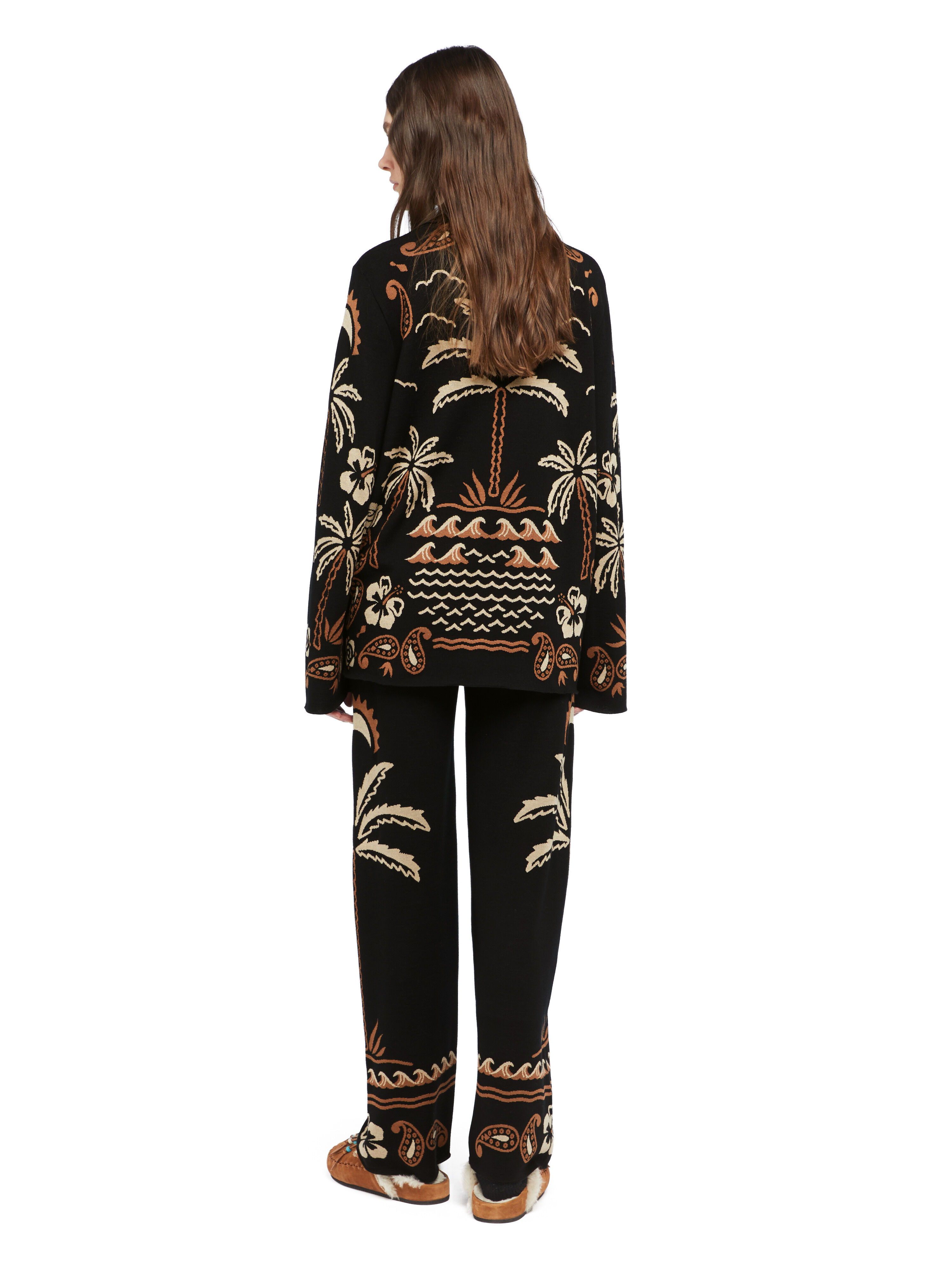 Alanui Glimpse Of Eden Shirt Black-Dakar LWHY001E25KNI002