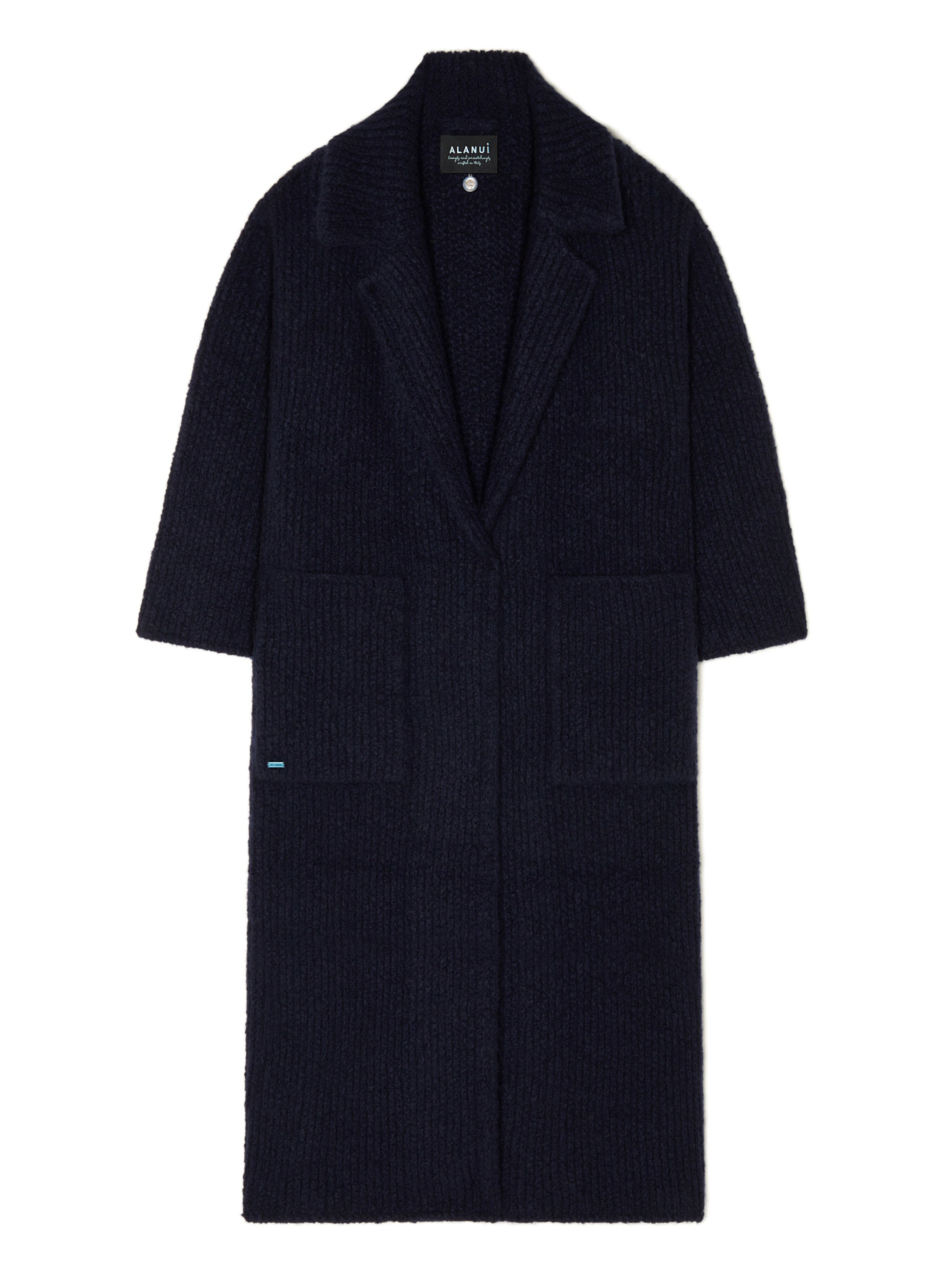 Alanui Alanui Finest Coat Midnight Blue LWHQ013E25KNI001