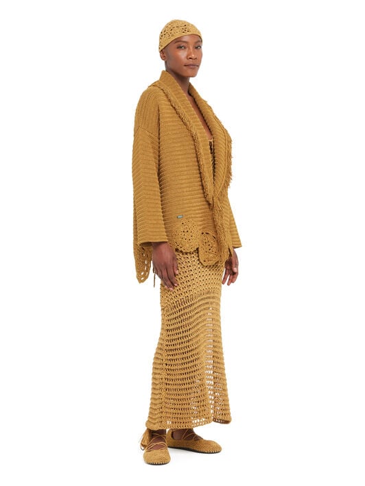 Alanui Island Memories Cardigan Golden Hour LWHB064R26KNI011